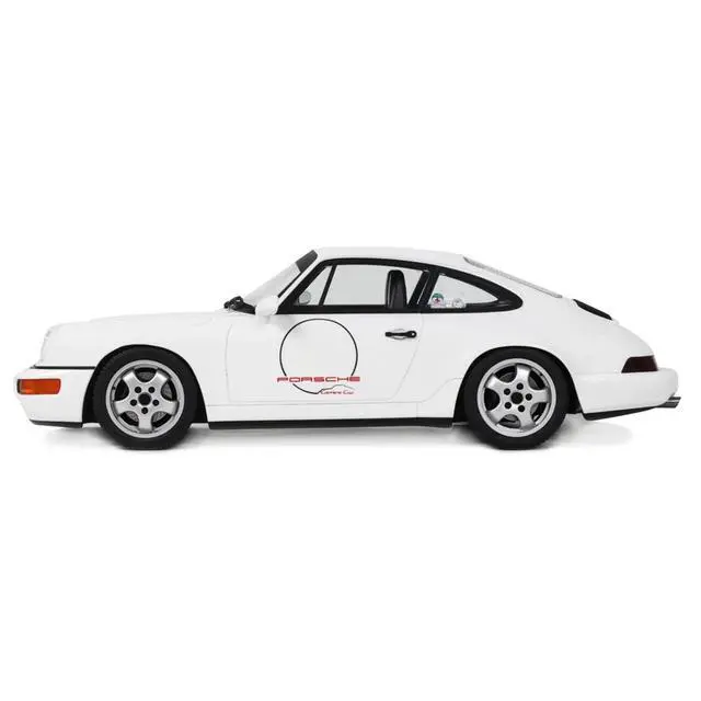 Alt view image 4 of 7 - 1992 Porsche 911 (964) "Carrera Cup - USA Edition" White 1/18 Model Car by GT Spirit