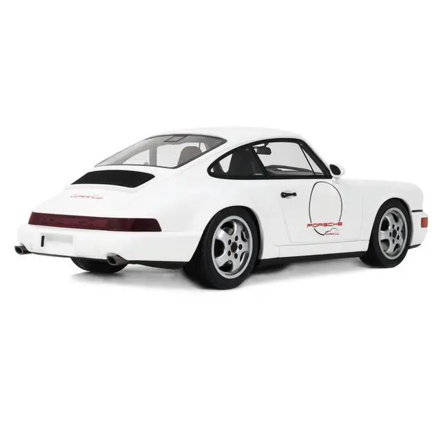 Alt view image 5 of 7 - 1992 Porsche 911 (964) "Carrera Cup - USA Edition" White 1/18 Model Car by GT Spirit