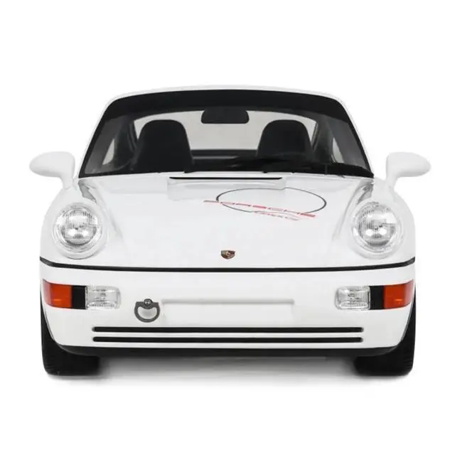 Alt view image 6 of 7 - 1992 Porsche 911 (964) "Carrera Cup - USA Edition" White 1/18 Model Car by GT Spirit
