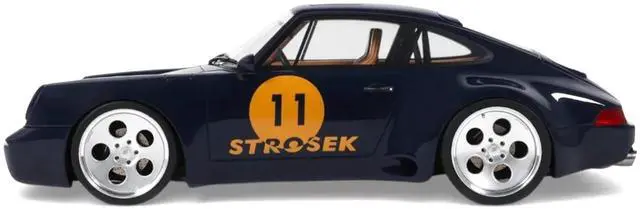 Alt view image 4 of 7 - 2024 Porsche 911 Strosek Mega 30 #11 Blue 1/18 Model Car by GT Spirit
