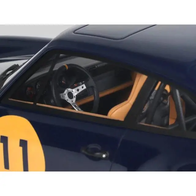 Alt view image 3 of 7 - 2024 Porsche 911 Strosek Mega 30 #11 Blue 1/18 Model Car by GT Spirit