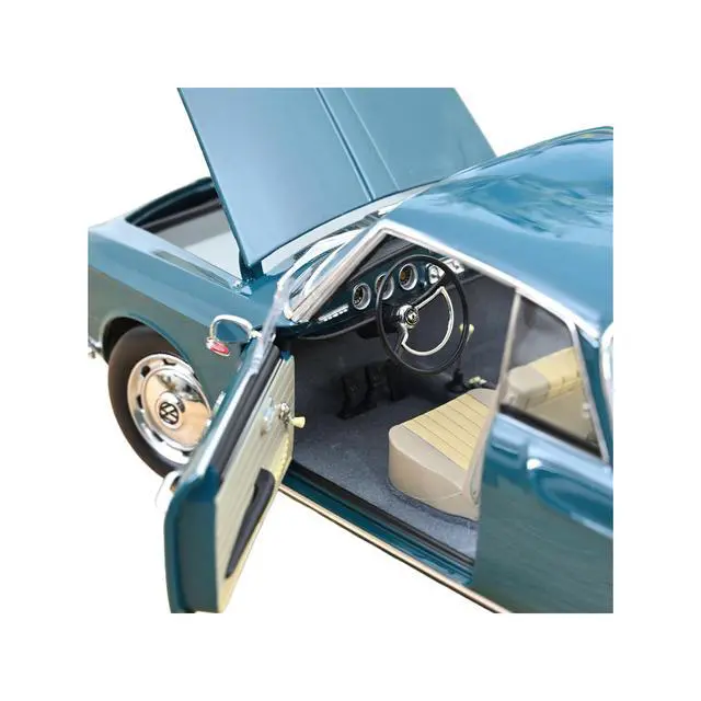 Alt view image 5 of 7 - 1963 Volkswagen Karmann Ghia 1500 Smaragd Green 1/18 Diecast Model Car by Norev
