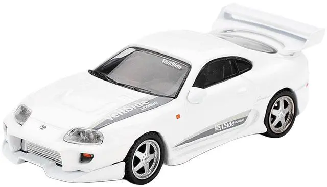 Main image of Toyota Supra "VeilSide Combat V-I" White Limited Edition 1/64 Die Cast Model Car by Mini GT
