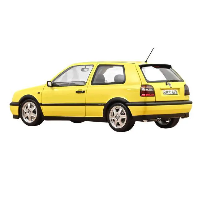 Alt view image 5 of 6 - 1994 Volkswagen Golf GTI Color Concept Yellow 1/18 Diecast Model Car by Norev