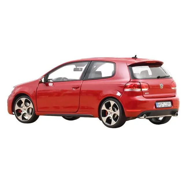 Alt view image 5 of 6 - 2009 Volkswagen Golf VI GTI Tornado Red 1/18 Diecast Model Car by Norev