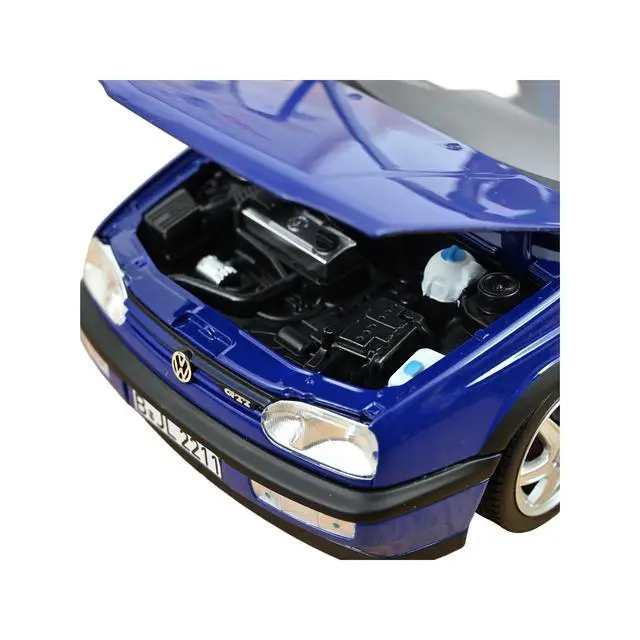 Alt view image 3 of 6 - 1994 Volkswagen Golf GTI Color Concept Jazz Blue 1/18 Diecast Model Car by Norev