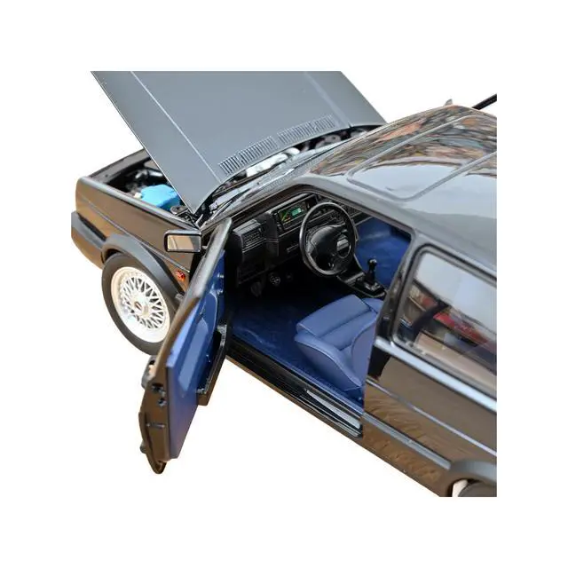 Alt view image 4 of 6 - 1991 Volkswagen Golf GTI Edition Blue Moonlight Blue Metallic 1/18 Diecast Model Car by Norev