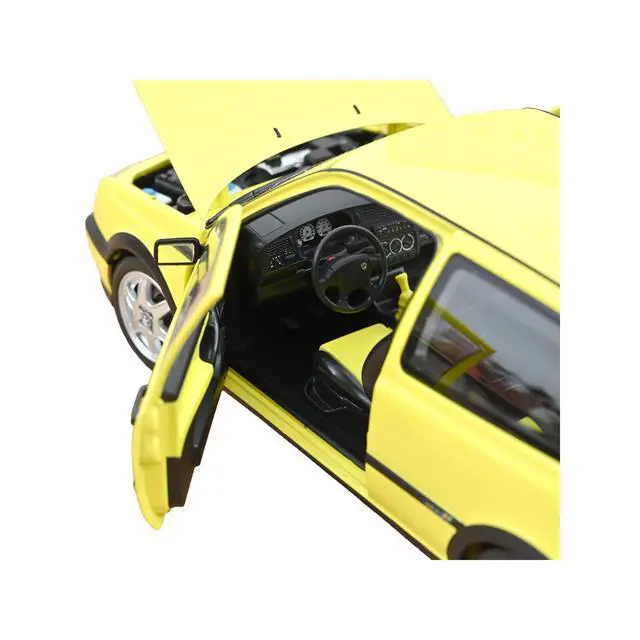Alt view image 4 of 6 - 1994 Volkswagen Golf GTI Color Concept Yellow 1/18 Diecast Model Car by Norev