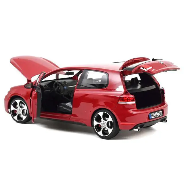 Alt view image 2 of 6 - 2009 Volkswagen Golf VI GTI Tornado Red 1/18 Diecast Model Car by Norev