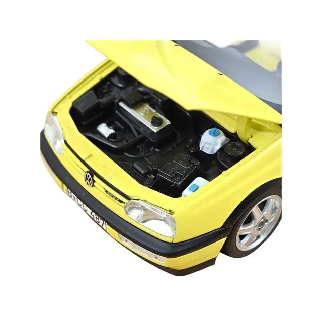 Alt view image 3 of 6 - 1994 Volkswagen Golf GTI Color Concept Yellow 1/18 Diecast Model Car by Norev
