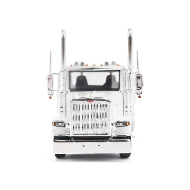 Alt view image 4 of 5 - Peterbilt 589 Tandem-Axle Legendary Package Truck Tractor with 58" Sleeper White "Transport Series" 1/64 Diecast Model by Diecast Masters