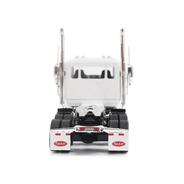 Alt view image 5 of 5 - Peterbilt 589 Tandem-Axle Legendary Package Truck Tractor with 58" Sleeper White "Transport Series" 1/64 Diecast Model by Diecast Masters