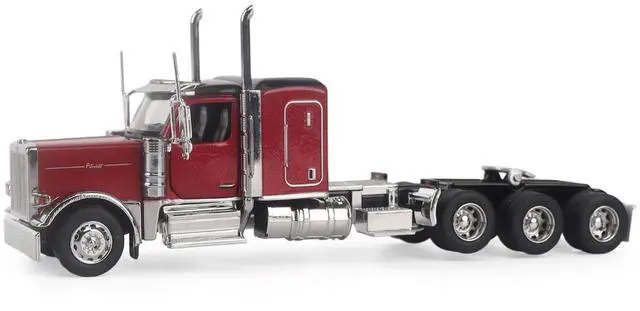 Main image of Peterbilt 589 Tridem-Axle Legendary Package Tractor with 58" Sleeper Legendary Red 1/64 Diecast Model by Diecast Masters