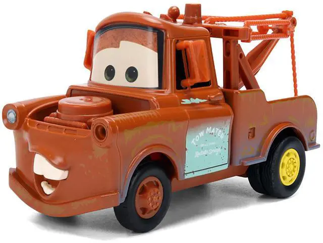 Main image of "Tow Mater" Tow Truck Brown (Rusted) "Cars" (2006) Movie "Hollywood Rides" Series 1/32 Diecast Model Car by Jada