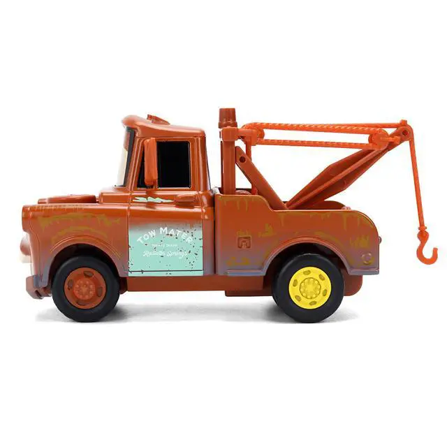 Alt view image 2 of 5 - "Tow Mater" Tow Truck Brown (Rusted) "Cars" (2006) Movie "Hollywood Rides" Series 1/32 Diecast Model Car by Jada