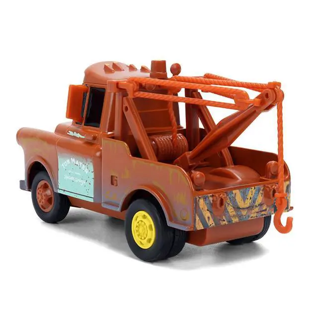 Alt view image 3 of 5 - "Tow Mater" Tow Truck Brown (Rusted) "Cars" (2006) Movie "Hollywood Rides" Series 1/32 Diecast Model Car by Jada