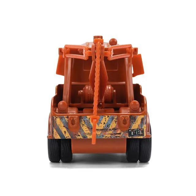 Alt view image 5 of 5 - "Tow Mater" Tow Truck Brown (Rusted) "Cars" (2006) Movie "Hollywood Rides" Series 1/32 Diecast Model Car by Jada