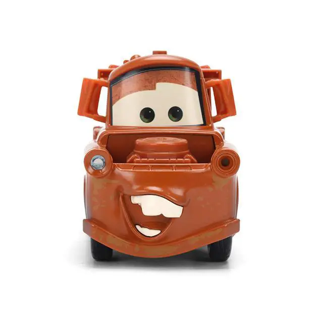 Alt view image 4 of 5 - "Tow Mater" Tow Truck Brown (Rusted) "Cars" (2006) Movie "Hollywood Rides" Series 1/32 Diecast Model Car by Jada