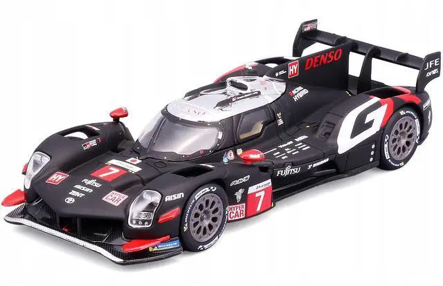 Main image of oyota GR010 Hybrid #7 "Toyota Gazoo Racing" 2nd Place "24 Hours of Le Mans" (2024) "Race" 1/43 Diecast Model Car by Bburago