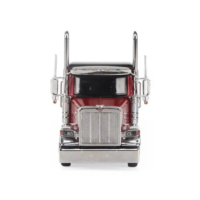 Alt view image 4 of 5 - Peterbilt 589 Tridem-Axle Legendary Package Tractor with 58" Sleeper Legendary Red 1/64 Diecast Model by Diecast Masters