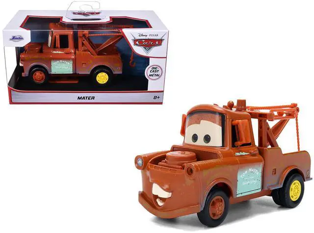 Main image of "Tow Mater" Tow Truck Brown (Rusted) "Cars" (2006) Movie "Hollywood Rides" Series 1/32 Diecast Model Car by Jada