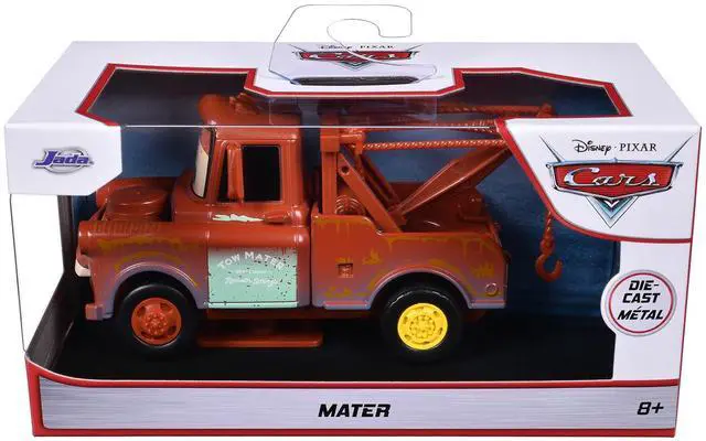 Alt view image 6 of 6 - "Tow Mater" Tow Truck Brown (Rusted) "Cars" (2006) Movie "Hollywood Rides" Series 1/32 Diecast Model Car by Jada