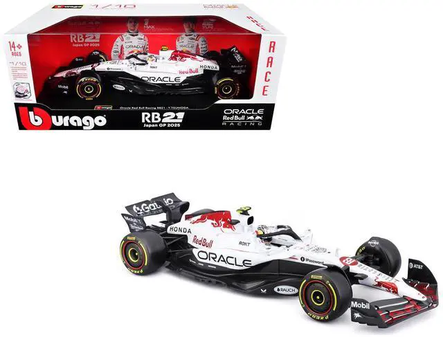 Main image of Red Bull Racing RB21 #22 Yuki Tsunoda "Oracle" F1 "Japanese GP" (2025) "Race" Series 1/18 Diecast Model Car by Bburago