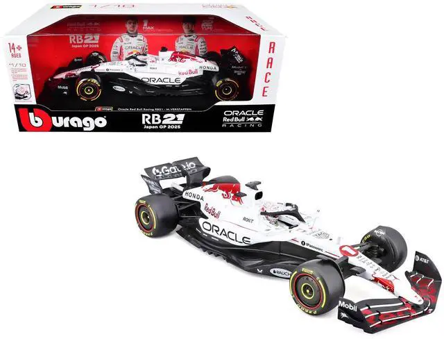 Main image of Red Bull Racing RB21 #1 Max Verstappen "Oracle" Winner F1 "Japanese GP" (2025) "Race" Series 1/18 Diecast Model Car by Bburago
