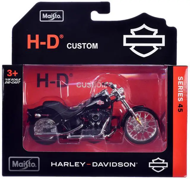 Alt view image 3 of 7 - Harley-Davidson Motorcycles 6 piece Set Series 45 1/18 Diecast Motorcycle Models by Maisto