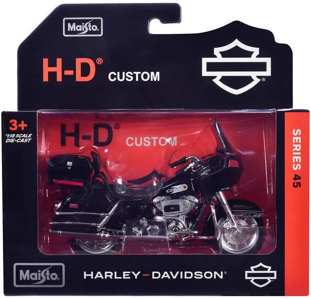 Alt view image 2 of 7 - Harley-Davidson Motorcycles 6 piece Set Series 45 1/18 Diecast Motorcycle Models by Maisto