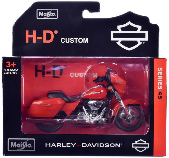 Alt view image 6 of 7 - Harley-Davidson Motorcycles 6 piece Set Series 45 1/18 Diecast Motorcycle Models by Maisto