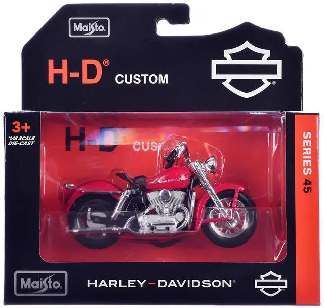 Alt view image 7 of 7 - Harley-Davidson Motorcycles 6 piece Set Series 45 1/18 Diecast Motorcycle Models by Maisto