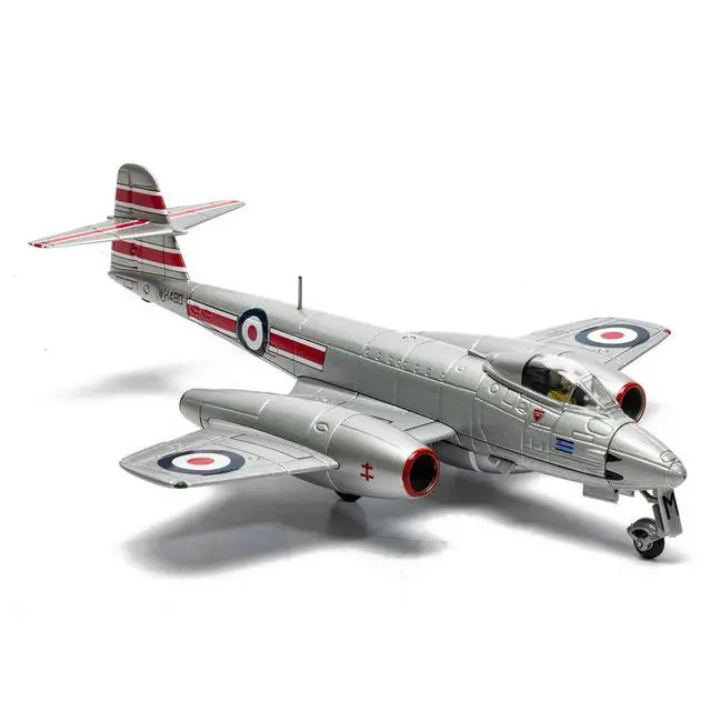 Alt view image 2 of 5 - Gloster Meteor F.8 Aircraft "Biggin Hill" (1951) Royal Air Force "The Aviation Archive" Series 1/72 Diecast Model Car by Corgi