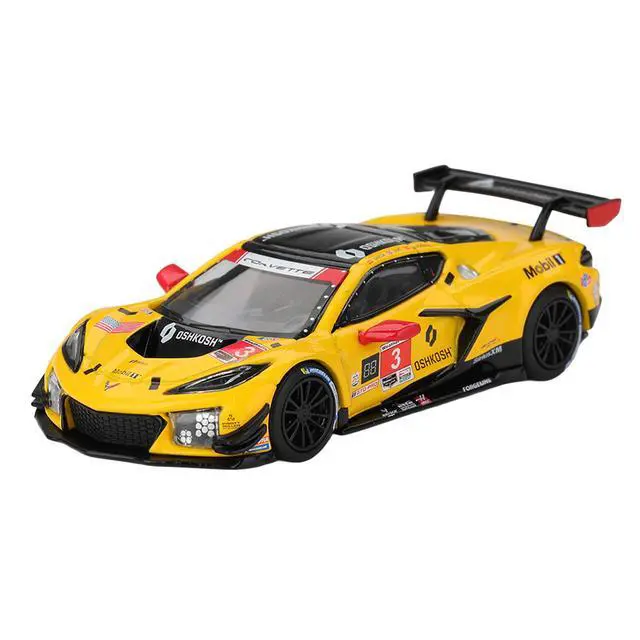 Alt view image 2 of 6 - Chevrolet Corvette Z06 GT3.R #3 GTD Pro Class 2nd Place IMSA "24 Hours of Daytona" (2025) 1/64 Die Cast Model Car by Mini GT