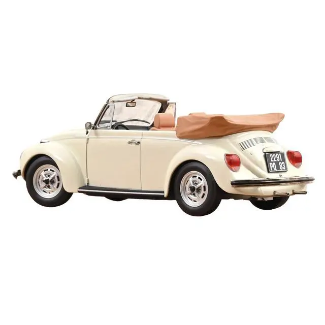 Alt view image 4 of 6 - 1972 Volkswagen 1303 Beetle Cabriolet Cream White 1/18 Diecast Model Car by Norev