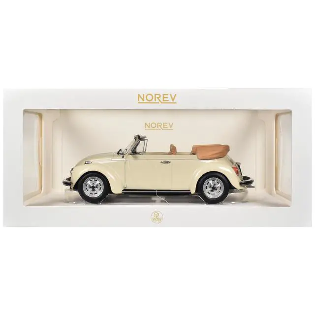 Alt view image 5 of 6 - 1972 Volkswagen 1303 Beetle Cabriolet Cream White 1/18 Diecast Model Car by Norev