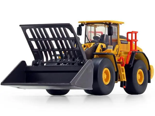 Alt view image 6 of 7 - Volvo L180H Refuse Wheel Loader 1/87 (HO) Diecast Model by First Gear