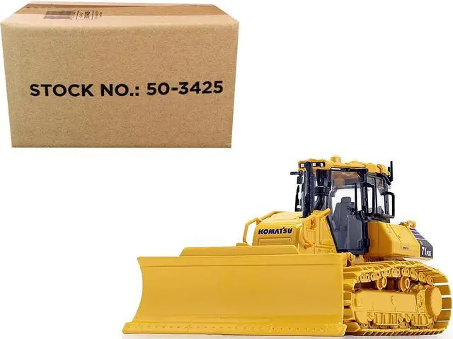 Alt view image 8 of 8 - Komatsu D71PXi-24 Dozer with Drawbar 1/50 Diecast Model by First Gear