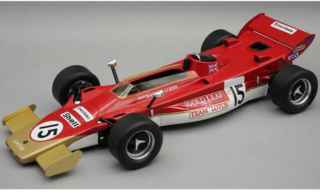 Main image of Lotus 56B #15 Dave Walker Formula One F1 "Dutch GP" (1971) "Mythos Series" with Display Case 1/18 Model Car by Tecnomodel