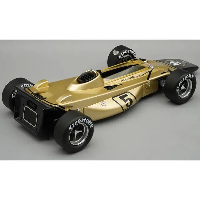 Alt view image 2 of 3 - Lotus 56B #5 Emerson Fittipaldi Formula One F1 "Italian GP" (1971) "Mythos Series" w/Display Case 1/18 Model Car by Tecnomodel