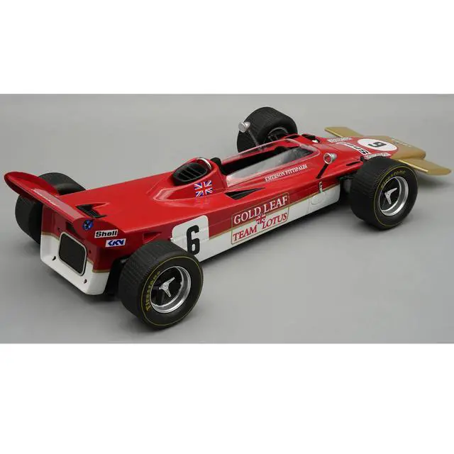 Alt view image 2 of 3 - Lotus 56B #6 Emerson Fittipaldi "Race of Champions" (1971) "Mythos Series" with Display Case 1/18 Model Car by Tecnomodel