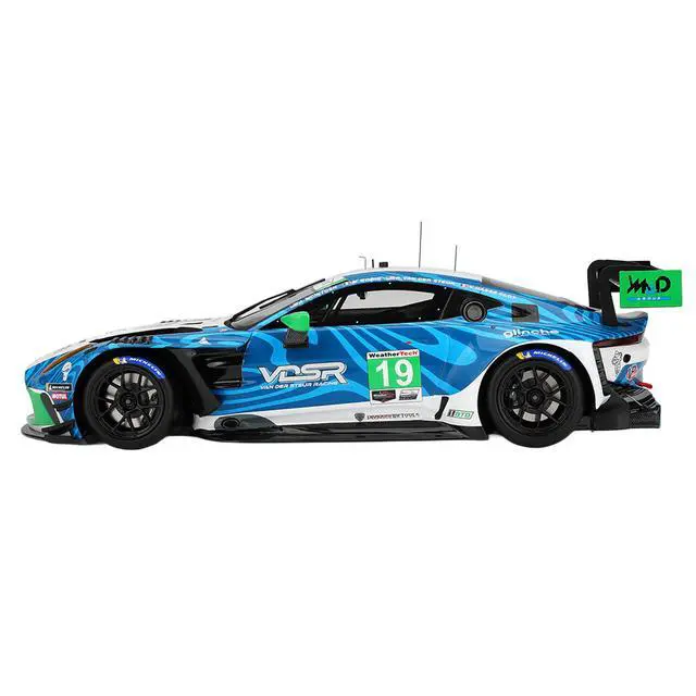 Alt view image 3 of 7 - Aston Martin Vantage GT3 EVO #19 "van der Steur Racing" IMSA "24 Hours of Daytona" (2025) 1/18 Model Car by Top Speed