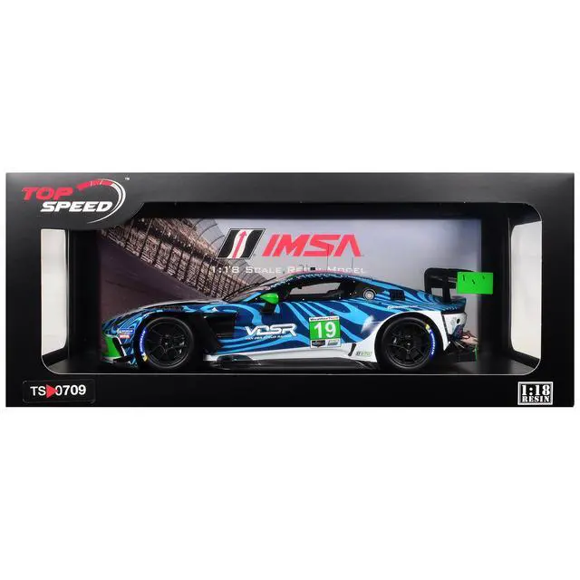 Alt view image 6 of 7 - Aston Martin Vantage GT3 EVO #19 "van der Steur Racing" IMSA "24 Hours of Daytona" (2025) 1/18 Model Car by Top Speed