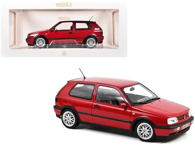 Main image of 1996 Volkswagen Golf GTI "20 Years Anniversary Edition" Flash Red 1/18 Diecast Model Car by Norev