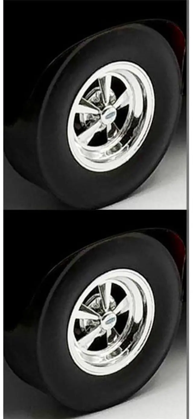 Main image of "Cragar" Wheel and Tire Set of 4 pieces from "1970 Pontiac GTO Ram Air IV" for 1/18 Scale Models by Acme