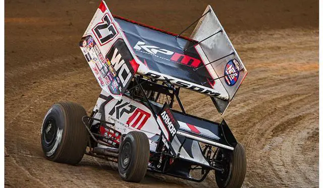 Main image of Winged Sprint Car #27 Emerson Axsom "WCI - KPM" White (2026) 1/50 Diecast Model Car by ACME