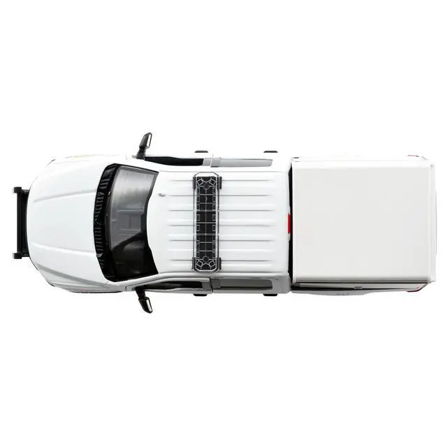 Alt view image 6 of 6 - 2019 Ford F-150 Lariat Crew Cab Truck with Camper Box "Royal Canadian Mounted Police" White 1/27 Diecast Model Car by Motormax