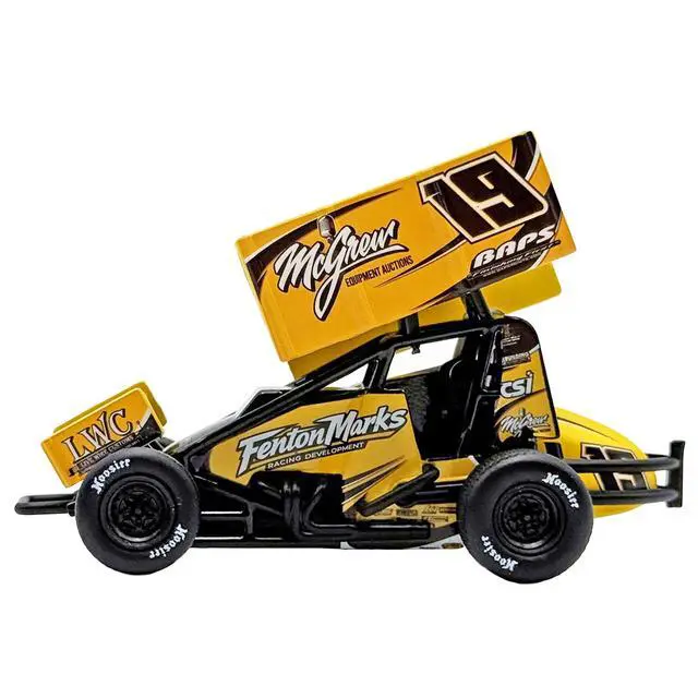 Alt view image 2 of 4 - Winged Sprint Car #19 Brent Marks "Fenton Marks Racing" (2026) 1/50 Diecast Model Car by ACME