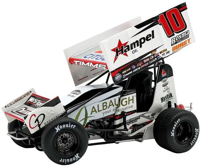 Main image of Winged Sprint Car #10 Ryan Timms "Liebig Motorsports - Hampel Oil" (2026) 1/18 Diecast Model Car by ACME