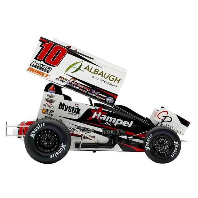 Alt view image 3 of 4 - Winged Sprint Car #10 Ryan Timms "Liebig Motorsports - Hampel Oil" (2026) 1/18 Diecast Model Car by ACME